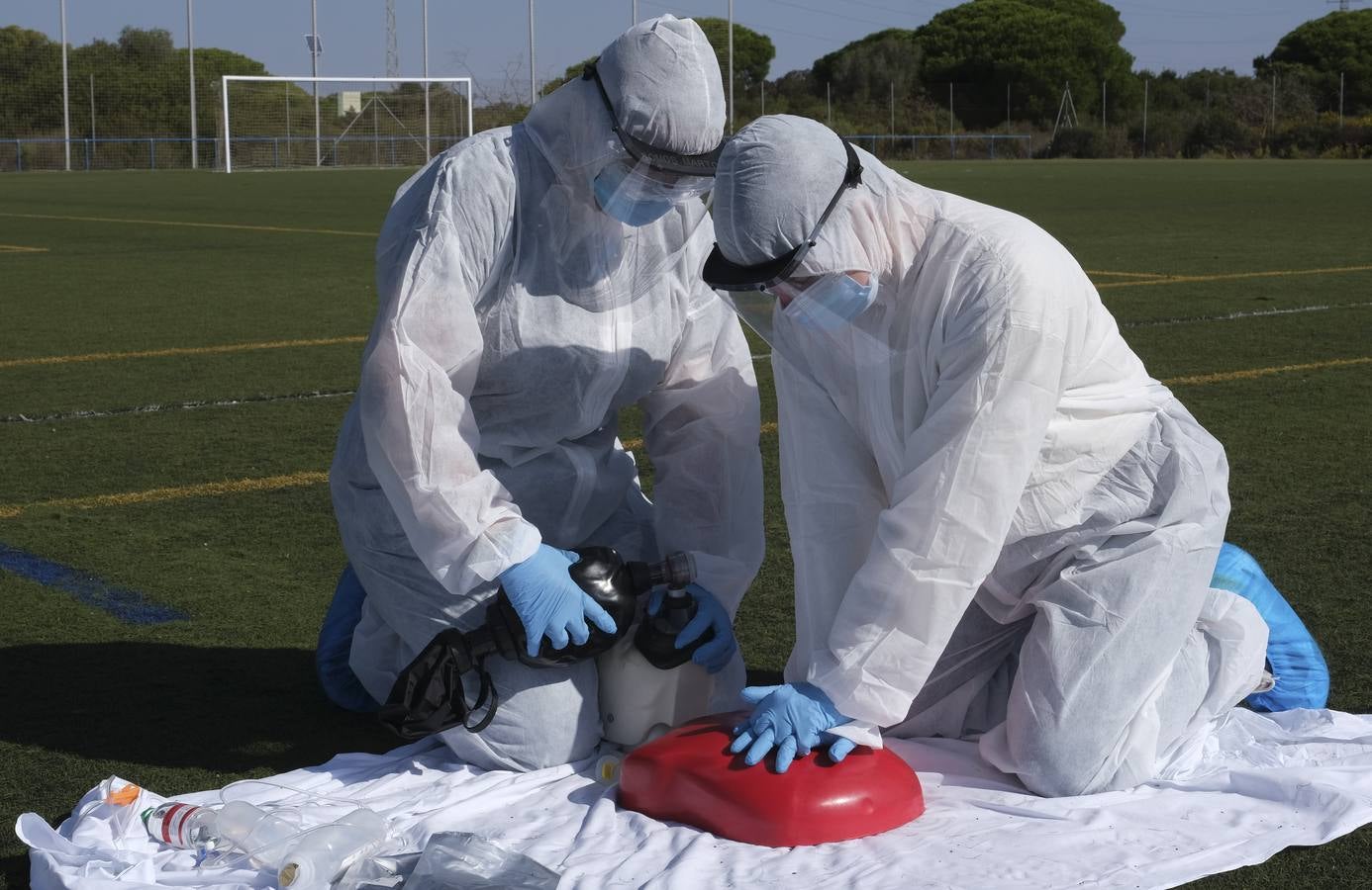 Fotos: el trabajo de los sanitarios en tiempos de pandemia