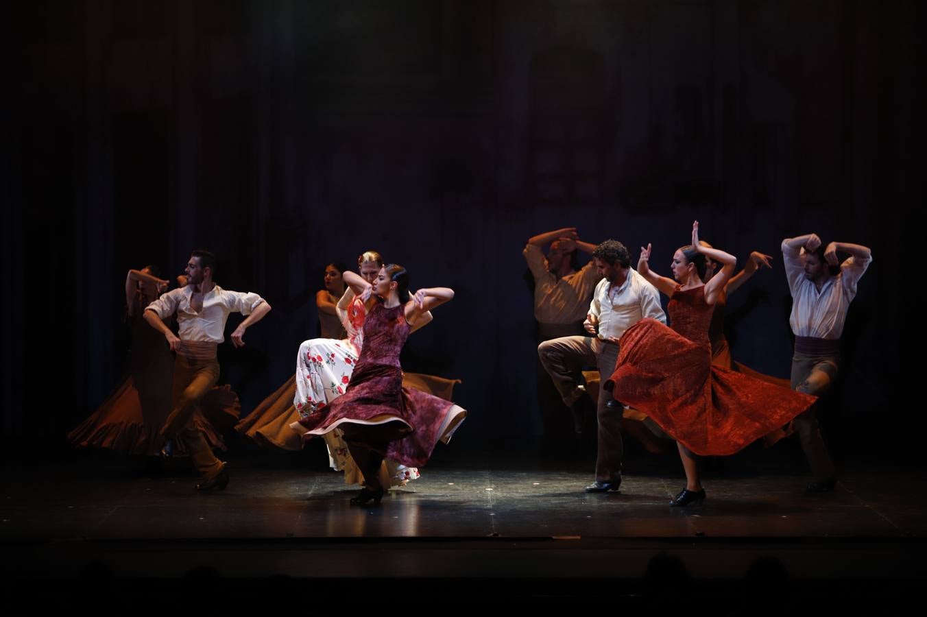 El espectáculo del Ballet Flamenco de Andalucía, en imágenes