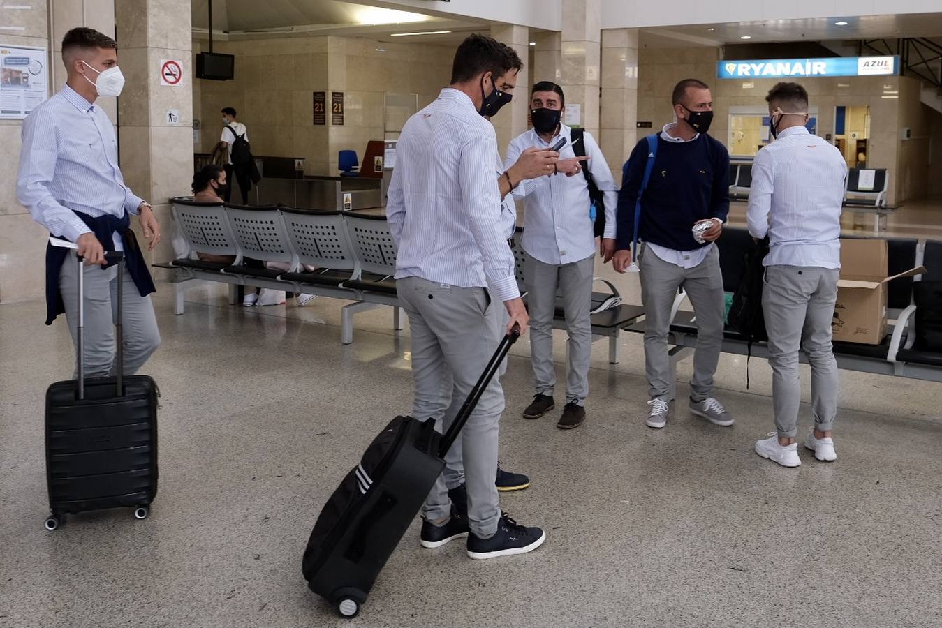 FOTOS: Así ha viajado el Cádiz CF hacia Madrid