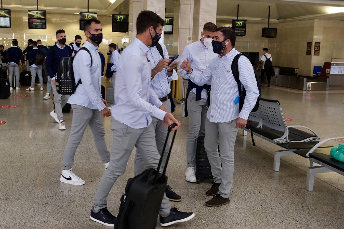 FOTOS: Así ha viajado el Cádiz CF hacia Madrid