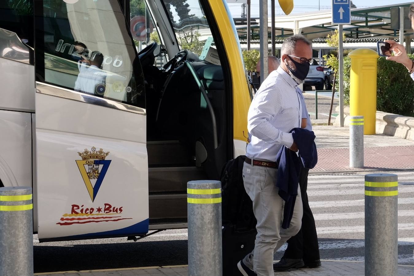 FOTOS: Así ha viajado el Cádiz CF hacia Madrid