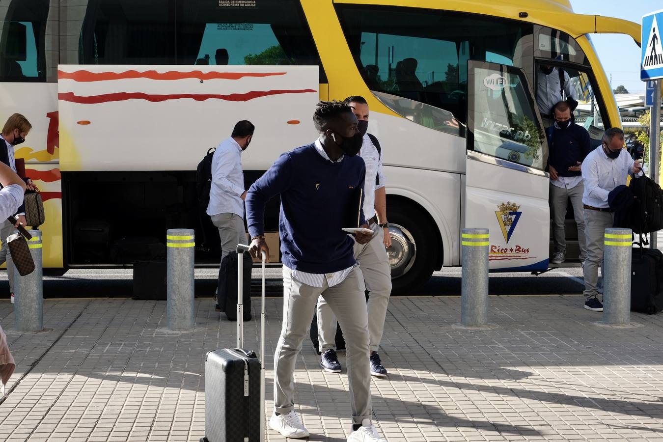 FOTOS: Así ha viajado el Cádiz CF hacia Madrid