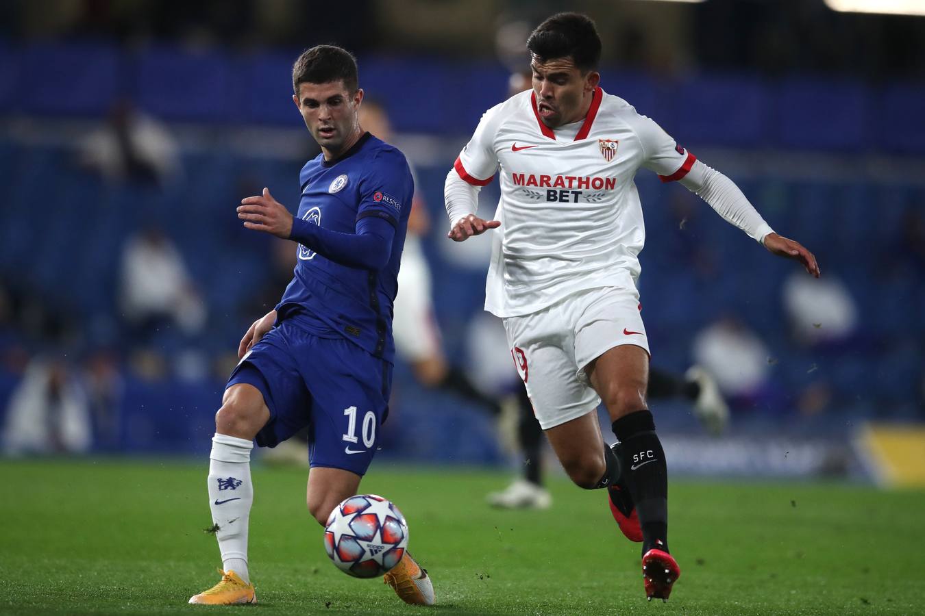 En imágenes, el Chelsea-Sevilla desde Stamford Bridge