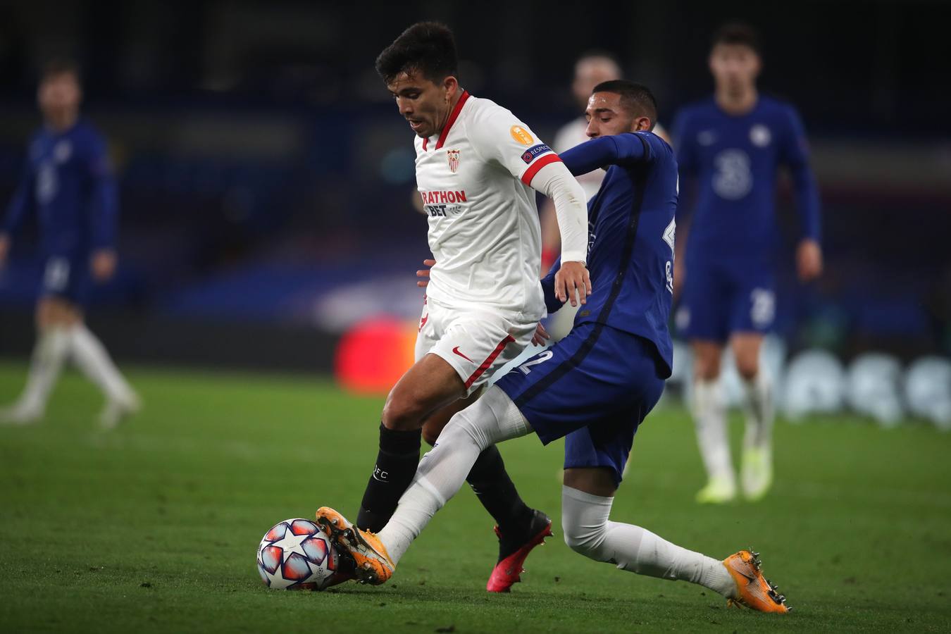 En imágenes, el Chelsea-Sevilla desde Stamford Bridge