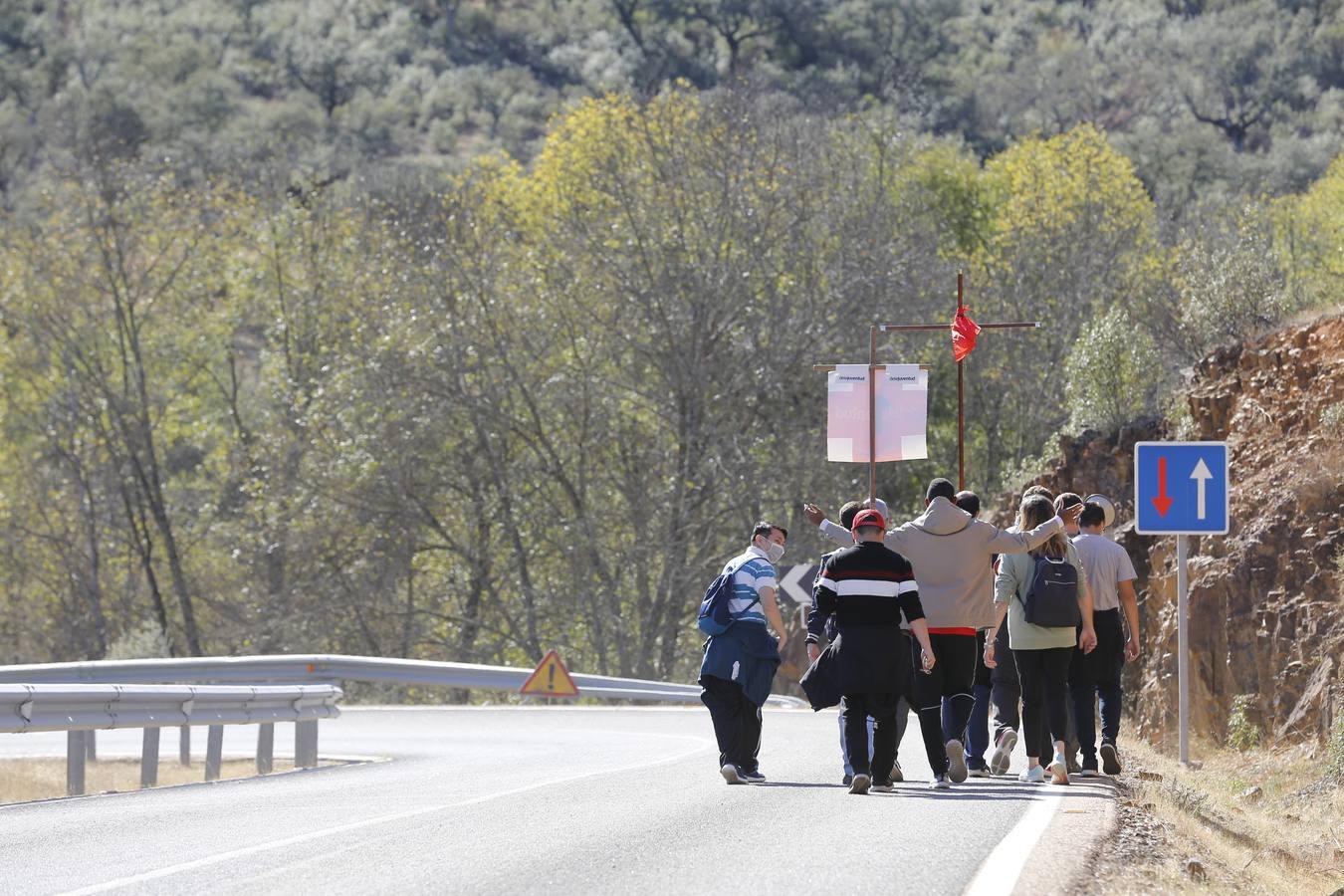 Así ha sido la peregrinación de los jóvenes de Córdoba a Guadalupe, en imágenes