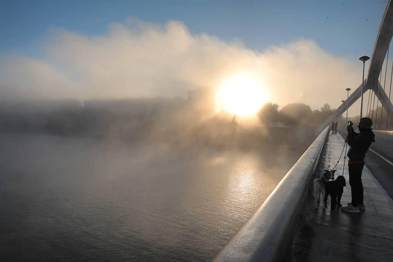 Viernes de niebla en Sevilla