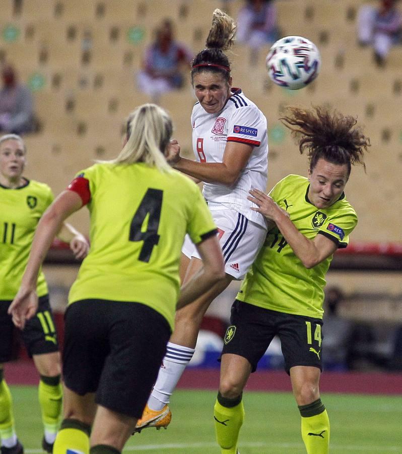 Las mejores imágenes del partido entre las selecciones femeninas de España y República Checa