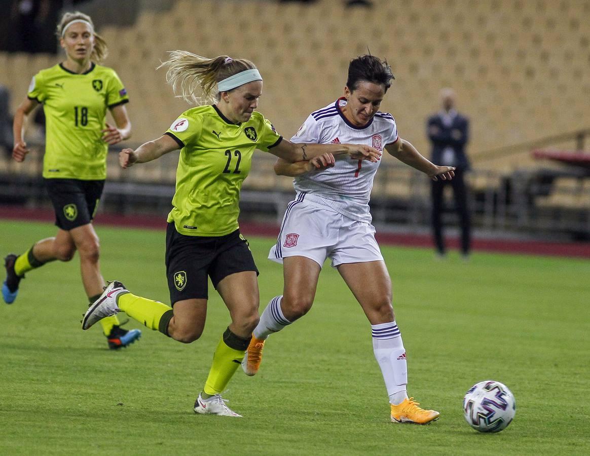 Las mejores imágenes del partido entre las selecciones femeninas de España y República Checa