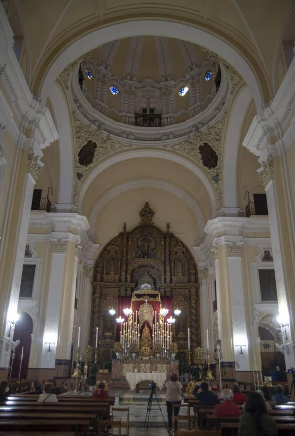 El altar de triduo del Rocío de Triana en San Jacinto