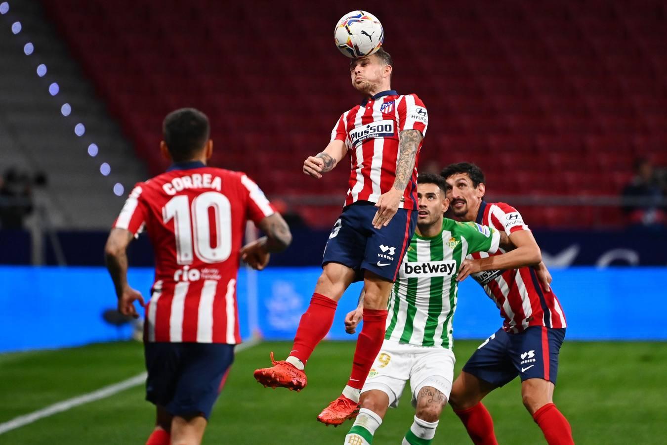 Las mejores imágenes del partido entre Atlético de Madrid y Real Betis Balompié