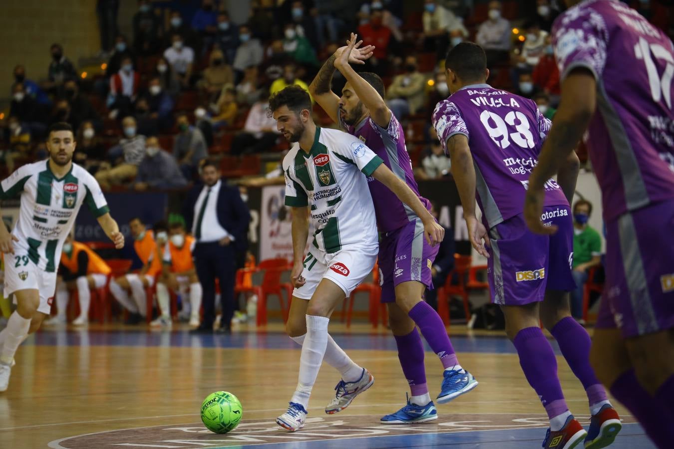 El empate entre el Córdoba Patrimonio y el Palma Futsal, en imágenes