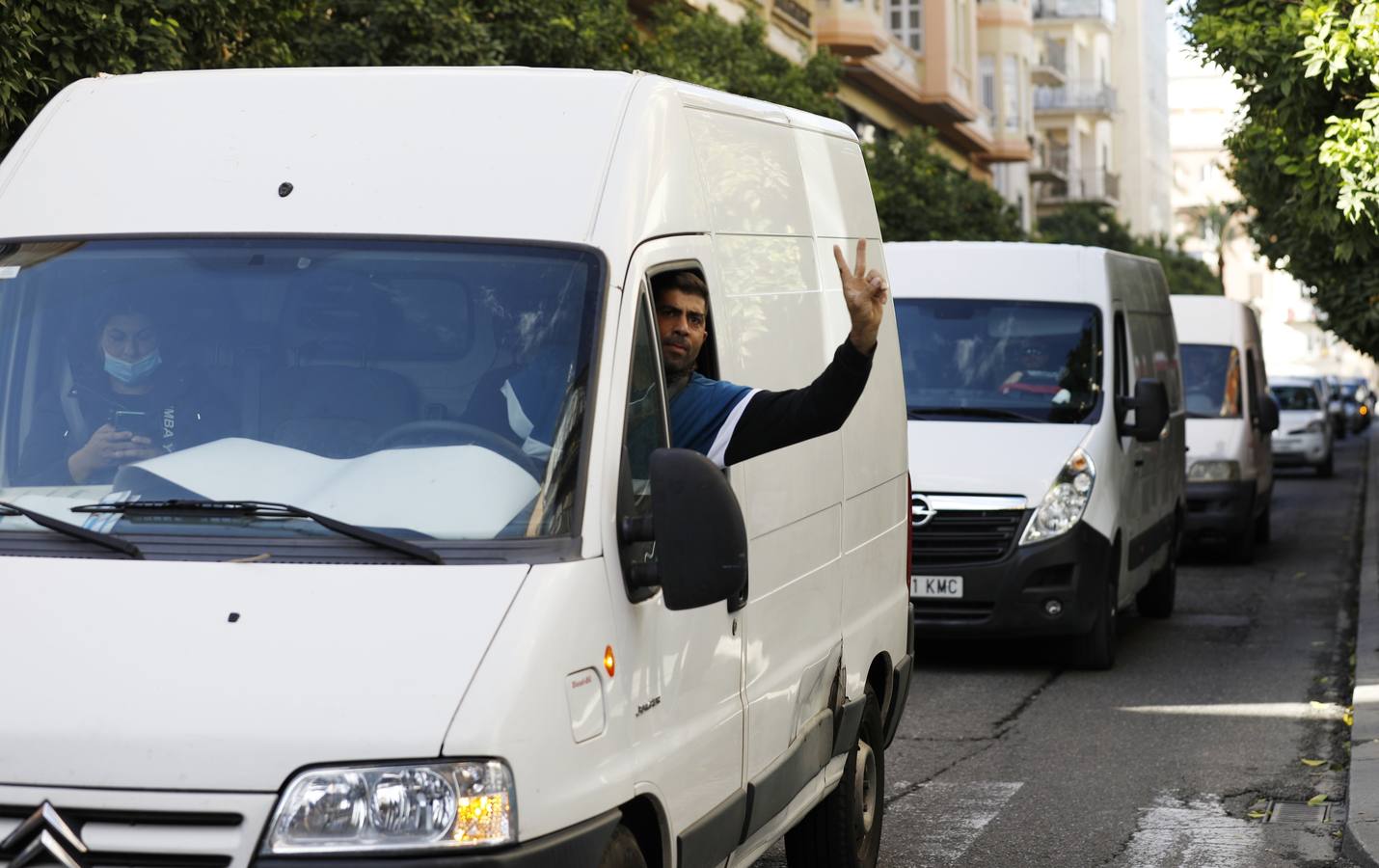 La protesta de los vendedores ambulantes en Córdoba, en imágenes