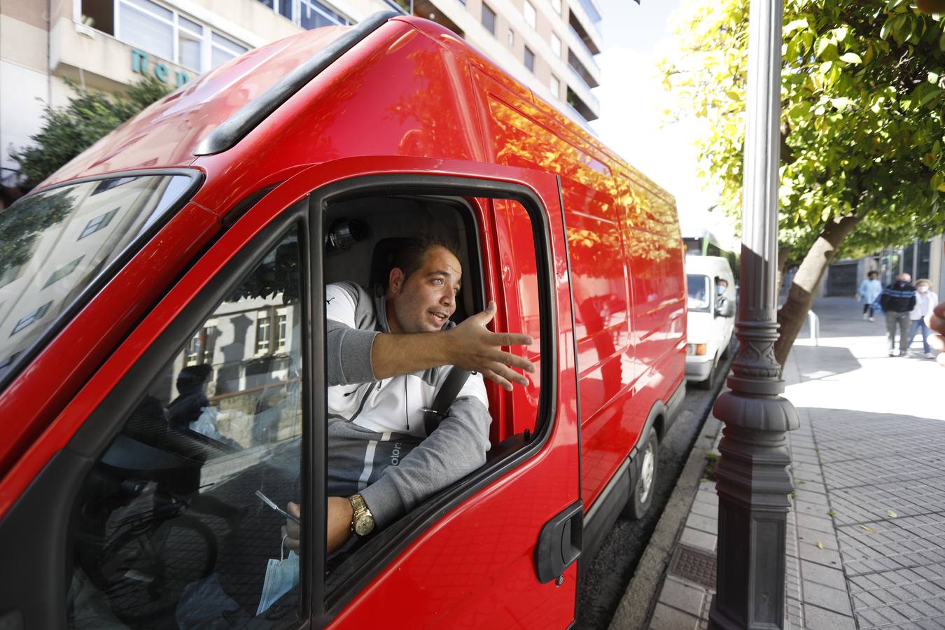 La protesta de los vendedores ambulantes en Córdoba, en imágenes