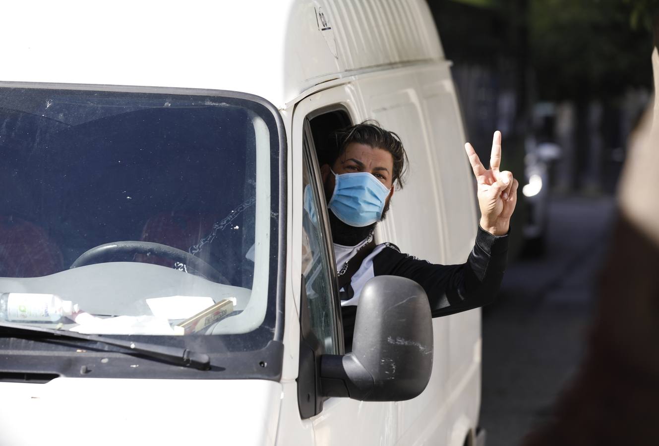 La protesta de los vendedores ambulantes en Córdoba, en imágenes