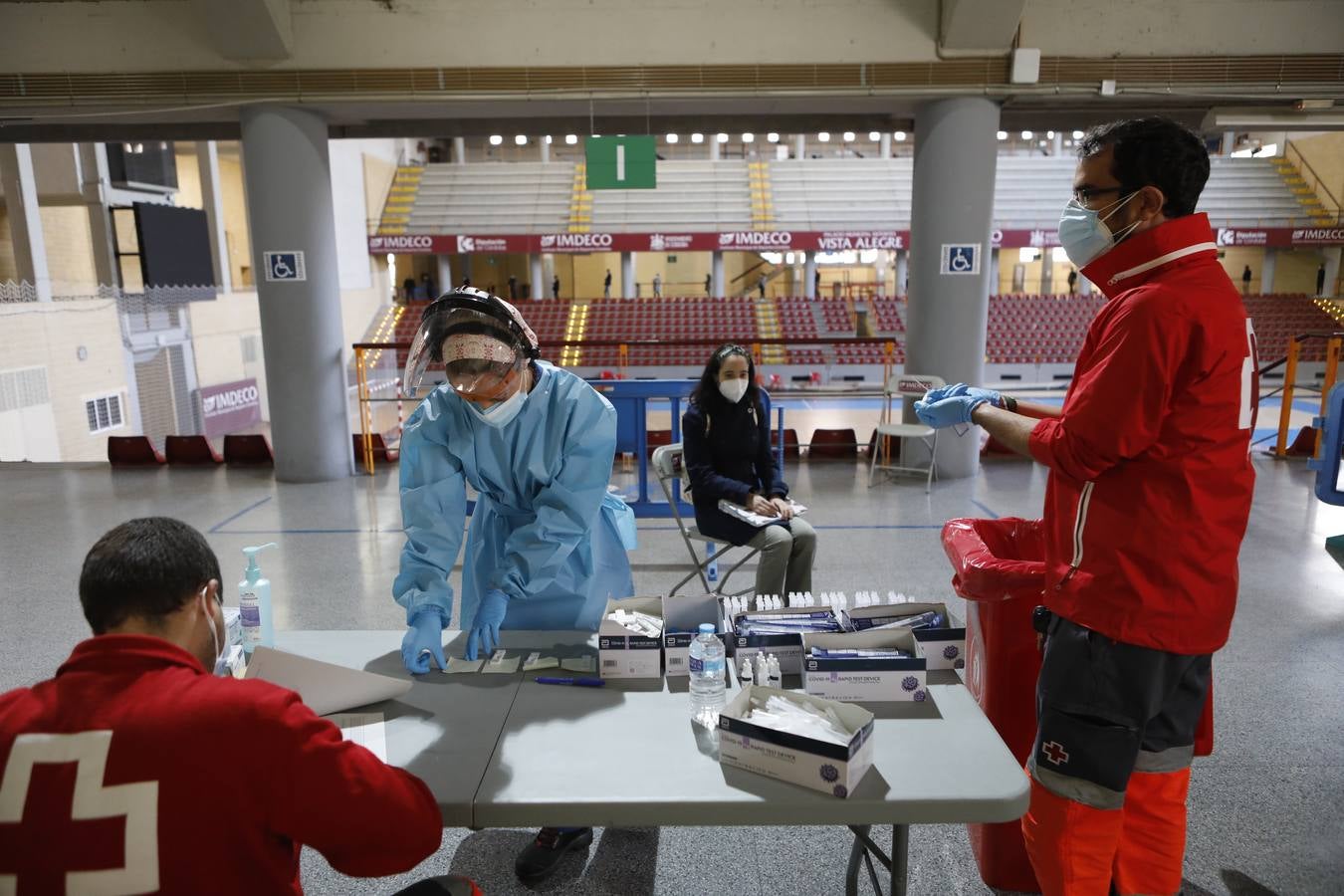 El cribado masivo en Córdoba, en imágenes