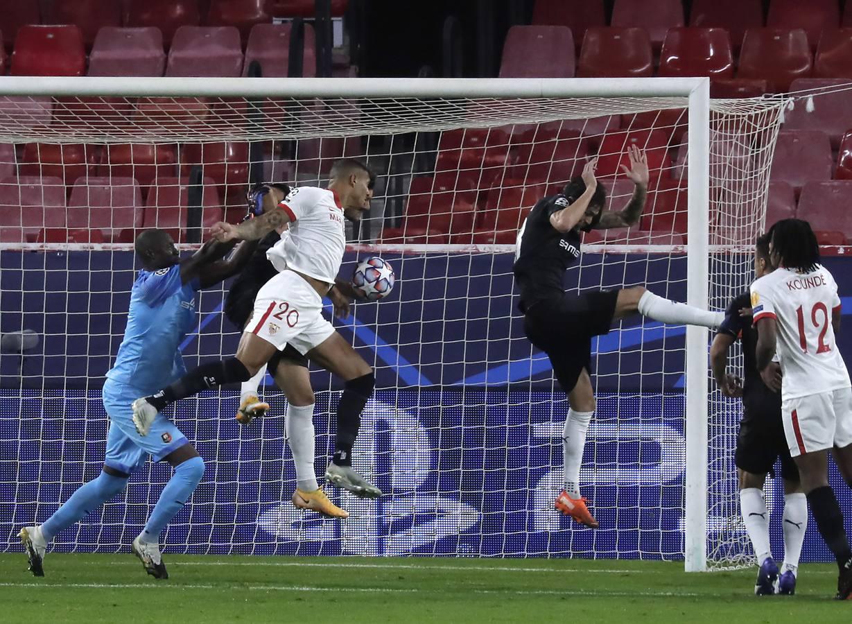 Las mejores imágenes del partido Sevilla F. C. - Rennes