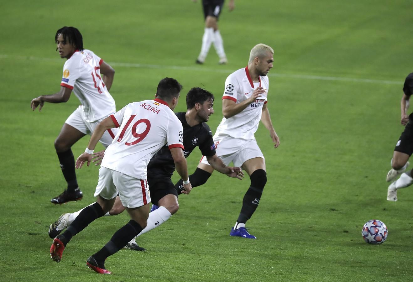 Las mejores imágenes del partido Sevilla F. C. - Rennes