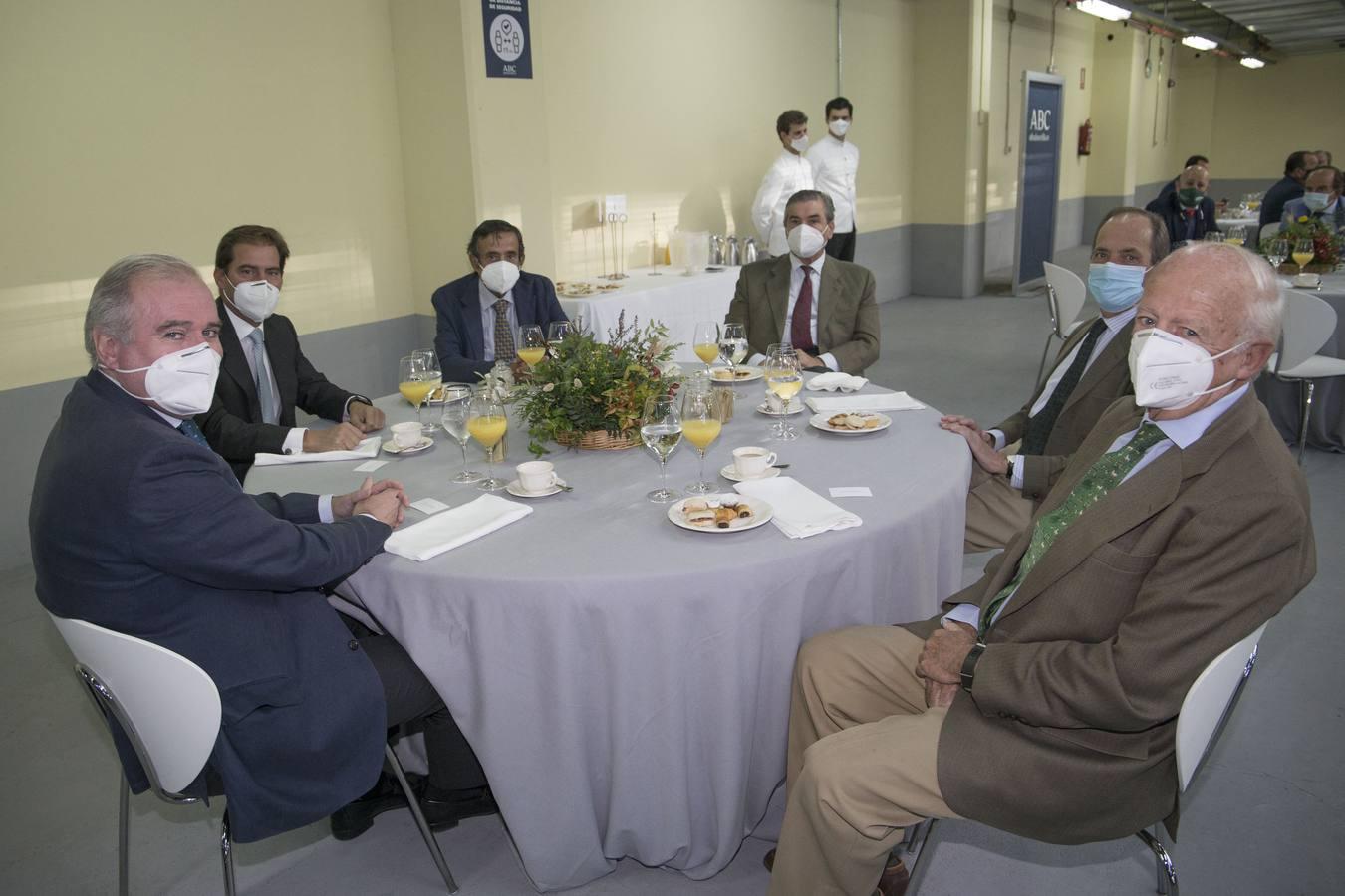 Eduardo Martín Jiménez, Antonio Gallego García, Enrique Pérez Saturnino, Juan Parias Sainz de Rozas, José Luis Pablo-Romero Gil-Delgado y Conde de Peñaflor de Argamasilla