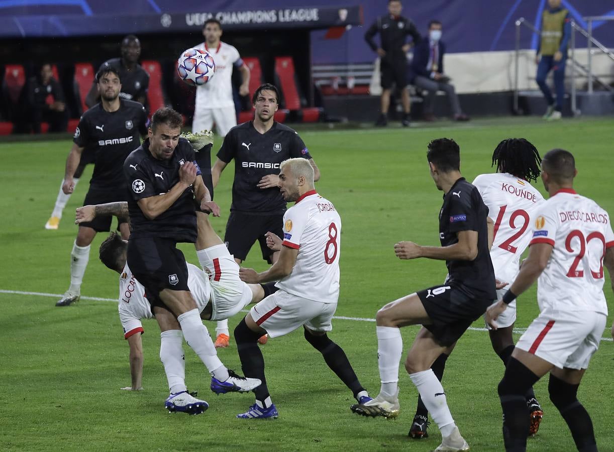 Las mejores imágenes del partido Sevilla F. C. - Rennes