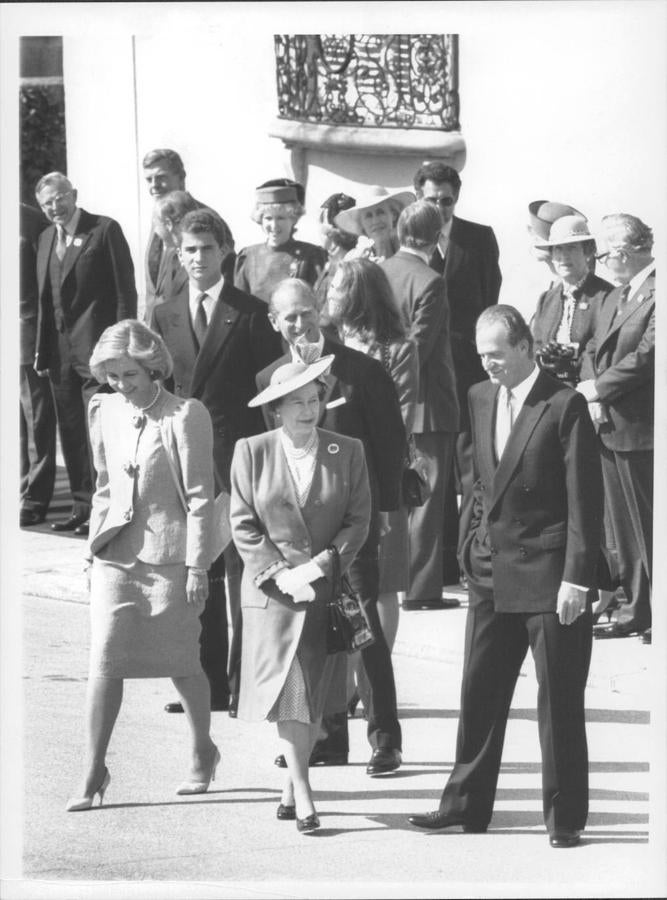 Recepción de la Reina Isabel II y Felipe de Edimburgo