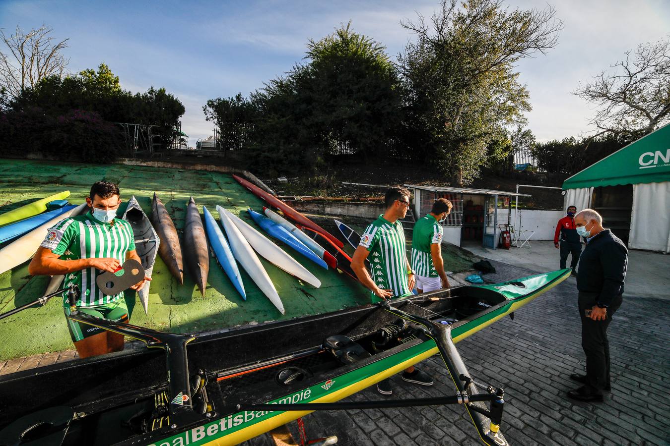 El Betis se prepara para la próxima regata Sevilla - Betis