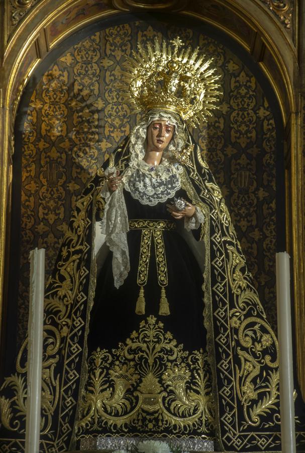 La Virgen del Valle con la nueva saya