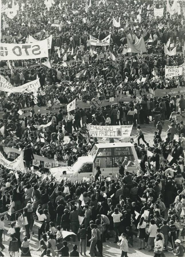 La histórica visita de Juan Pablo II a Toledo