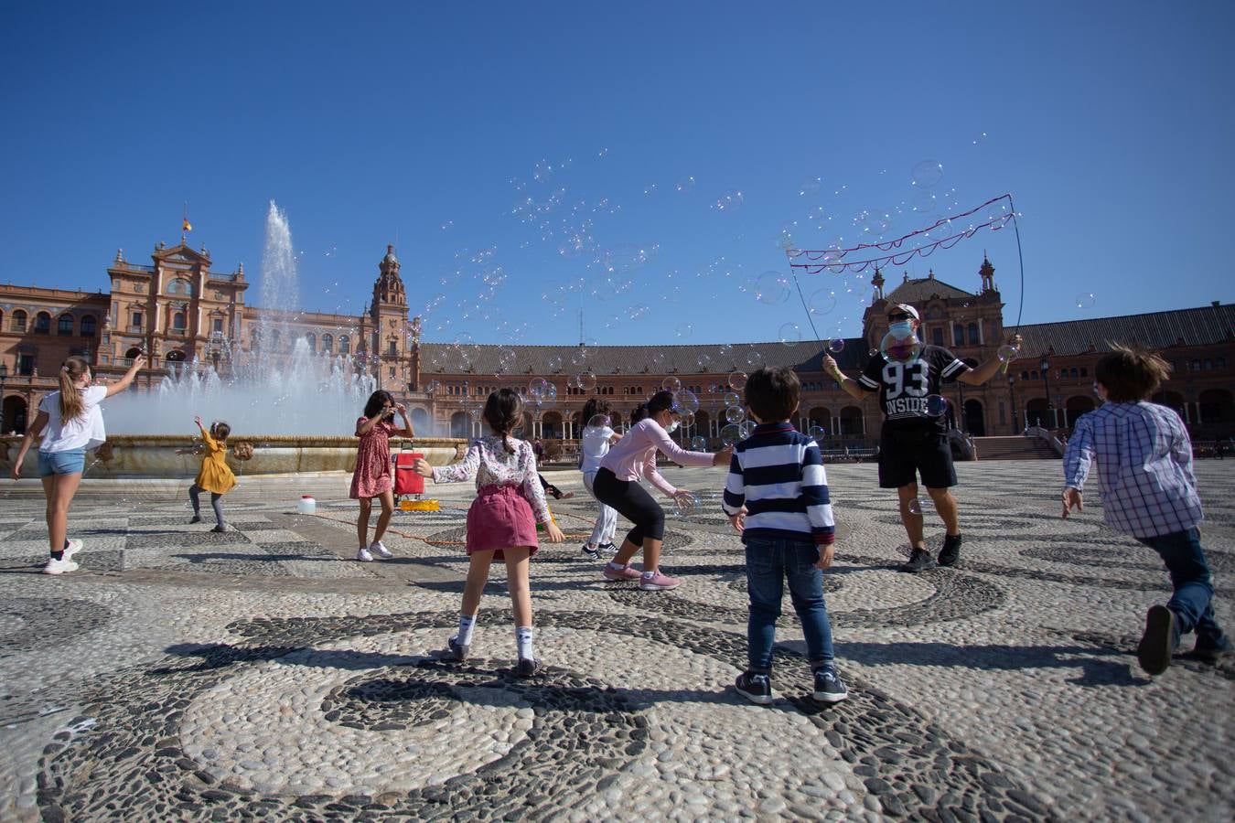 Los parques de Sevilla, un remanso de paz para las familias