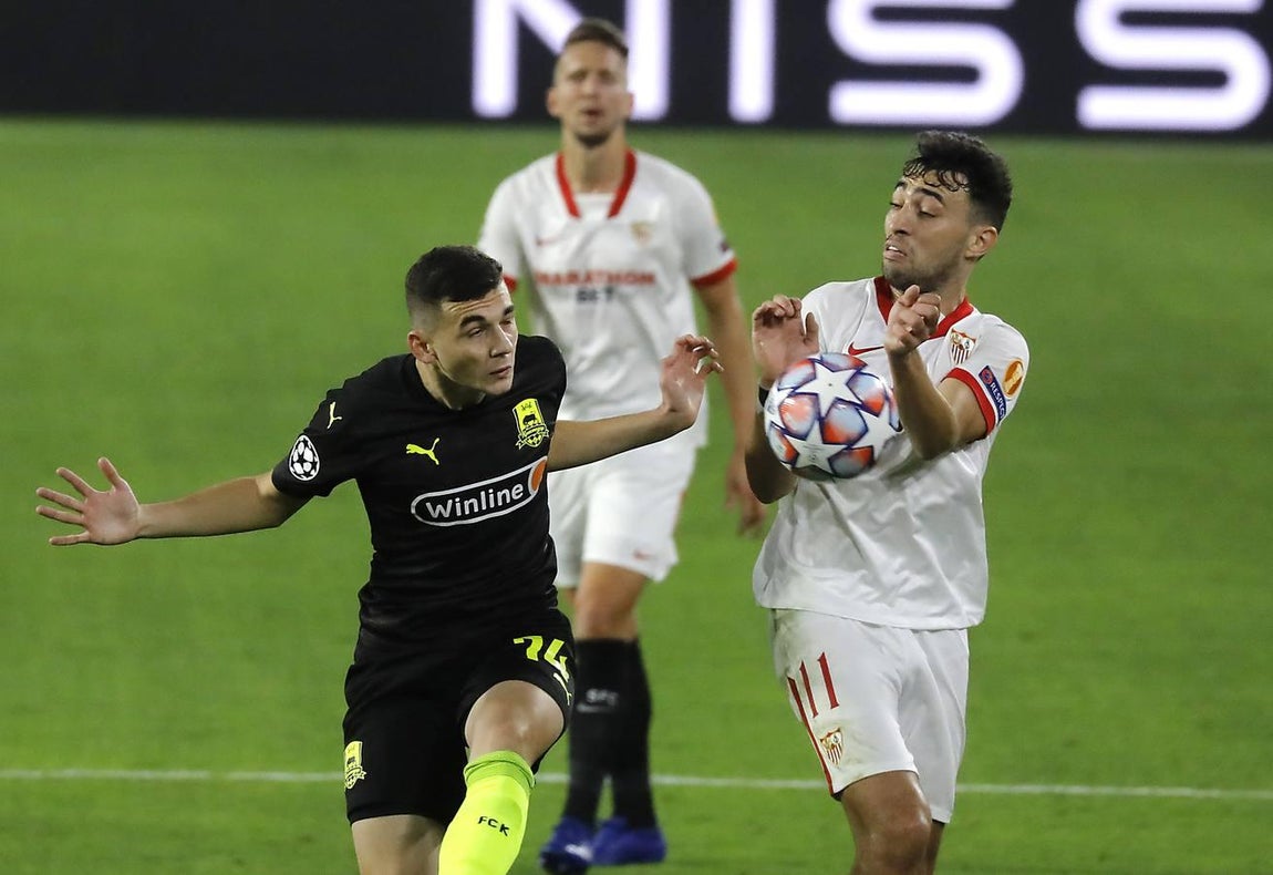 Las mejores imágenes del encuentro entre el Sevilla F.C. y el Krasnodar