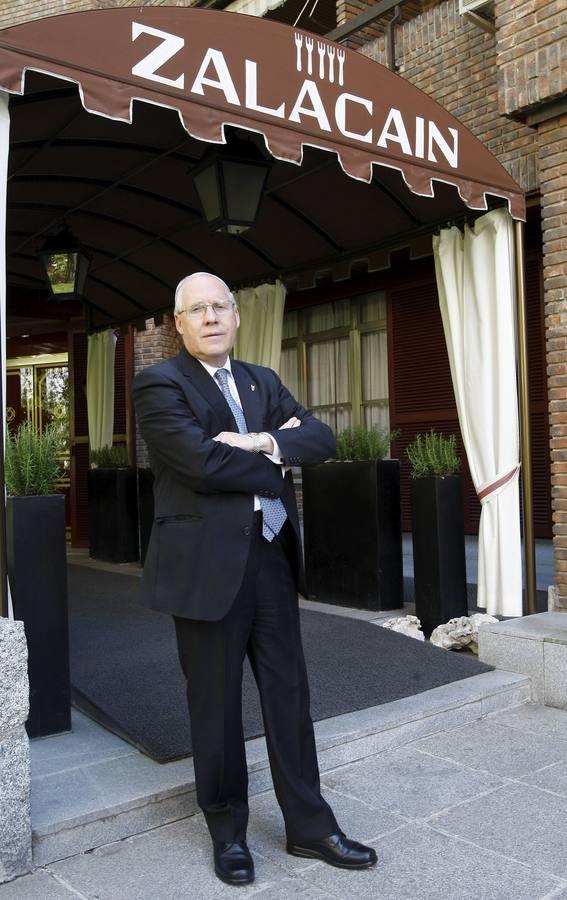 José Jiménez Blas, maitre durante cuarenta años del célebre restaurante. 