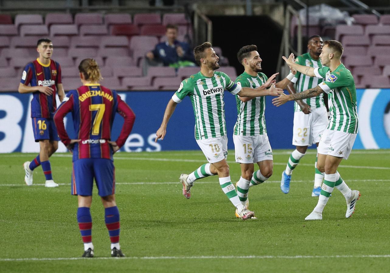 Las mejores imágenes del encuentro entre el F.C. Barcelona y el Real Betis Balompié