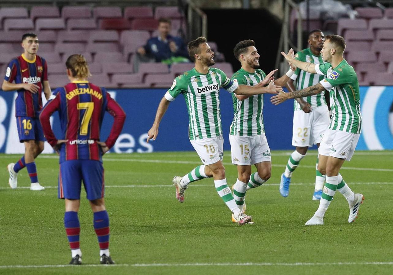 Las mejores imágenes del encuentro entre el F.C. Barcelona y el Real Betis Balompié