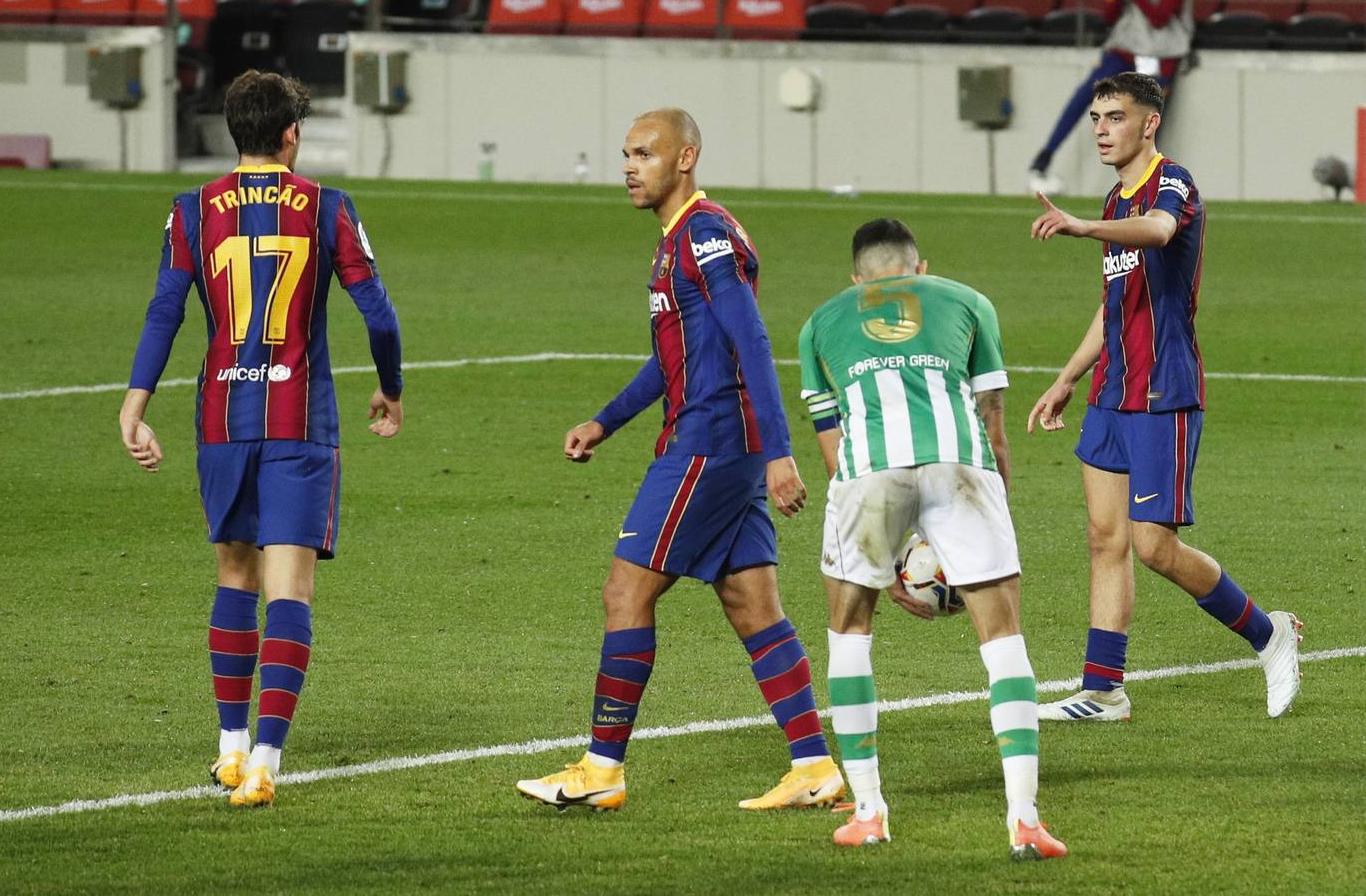 Las mejores imágenes del encuentro entre el F.C. Barcelona y el Real Betis Balompié