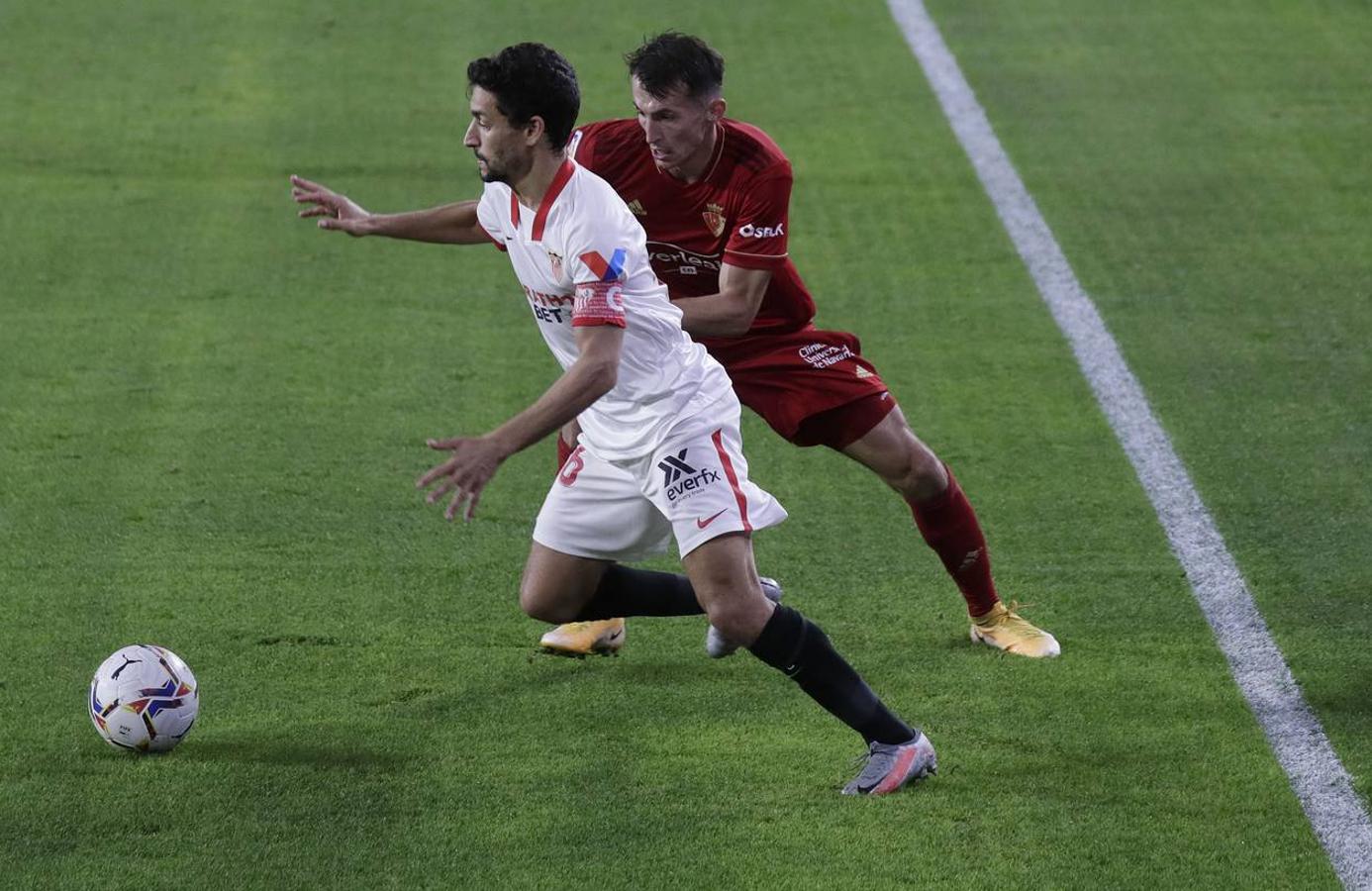 Las mejores imágenes del encuentro entre el Sevilla F.C. y el Osasuna