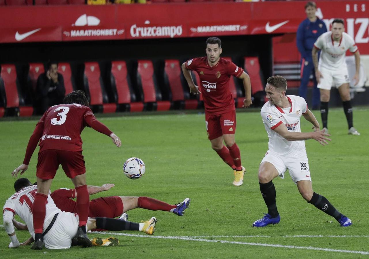 Las mejores imágenes del encuentro entre el Sevilla F.C. y el Osasuna