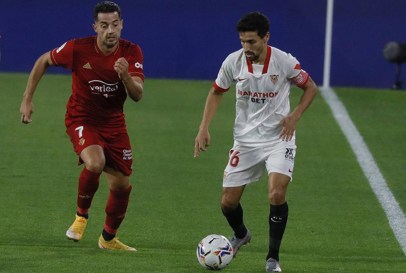 Las mejores imágenes del encuentro entre el Sevilla F.C. y el Osasuna