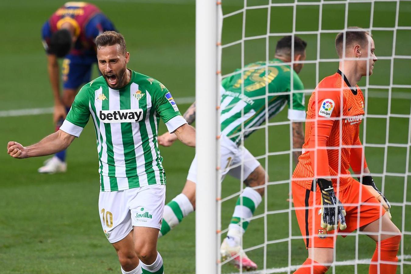 Las mejores imágenes del encuentro entre el F.C. Barcelona y el Real Betis Balompié