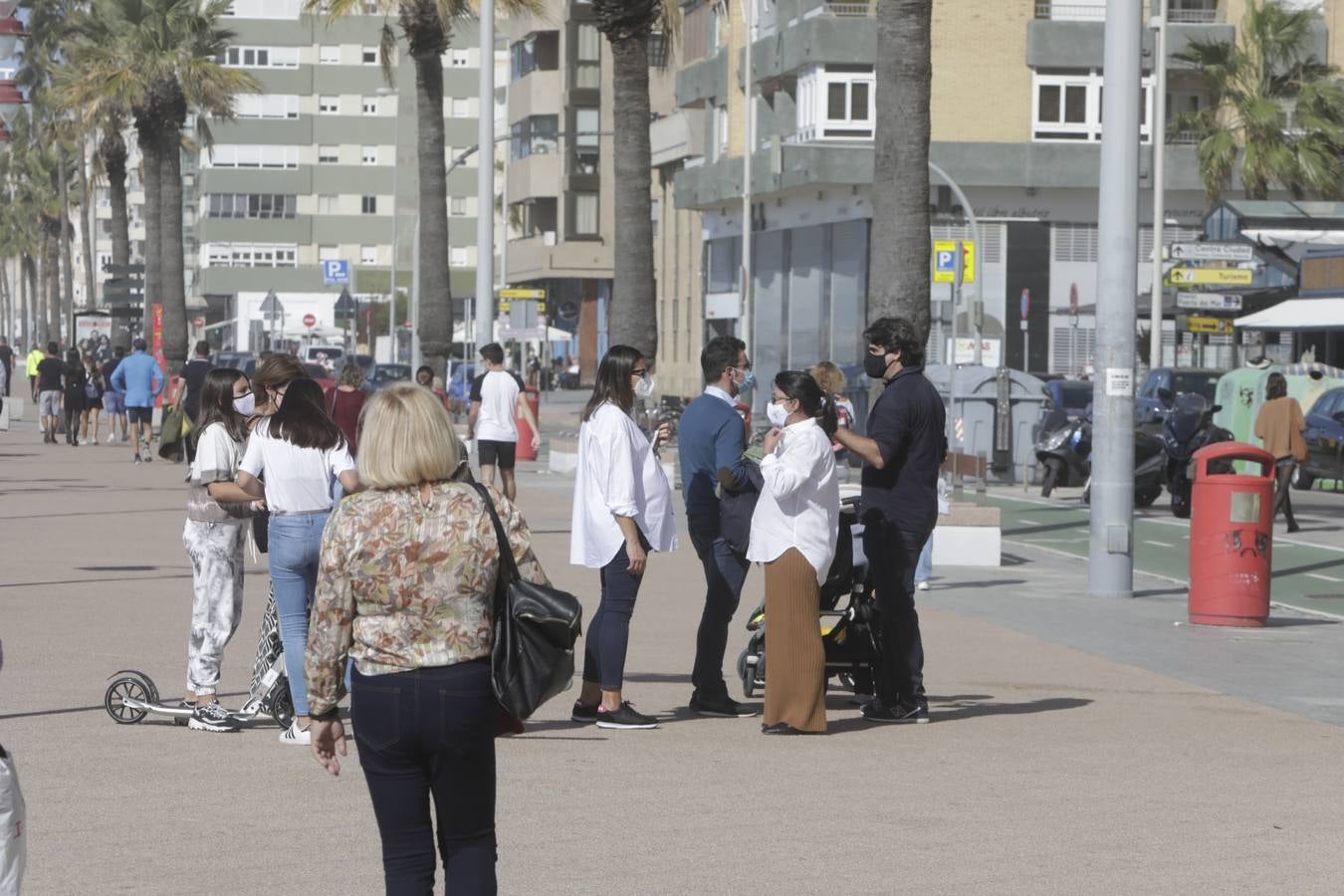 Ambiente en Cádiz el dia antes de las nuevas restricciones por la pandemia