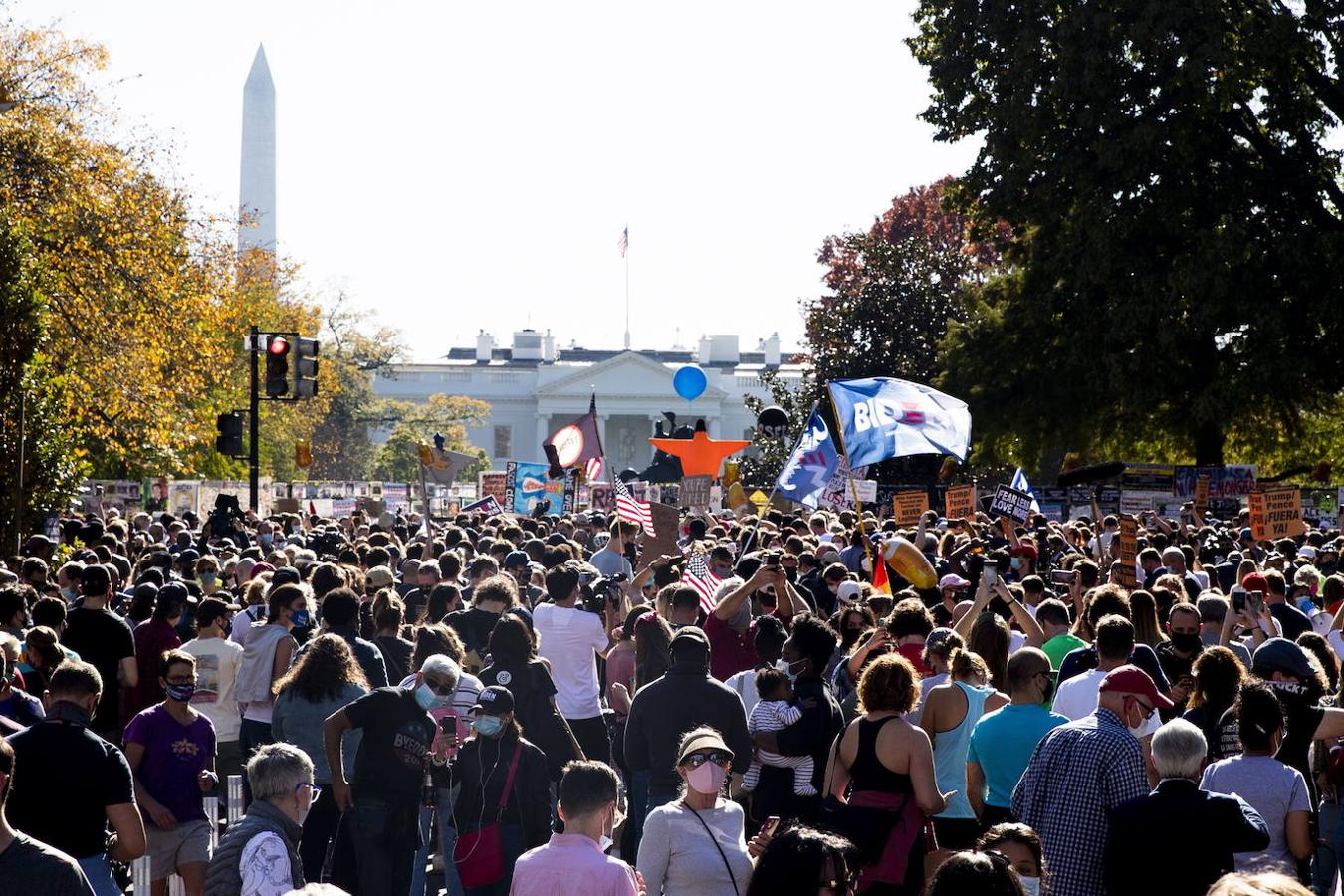 En Washington ha tenido lugar una de las concentraciones más numerosas. 