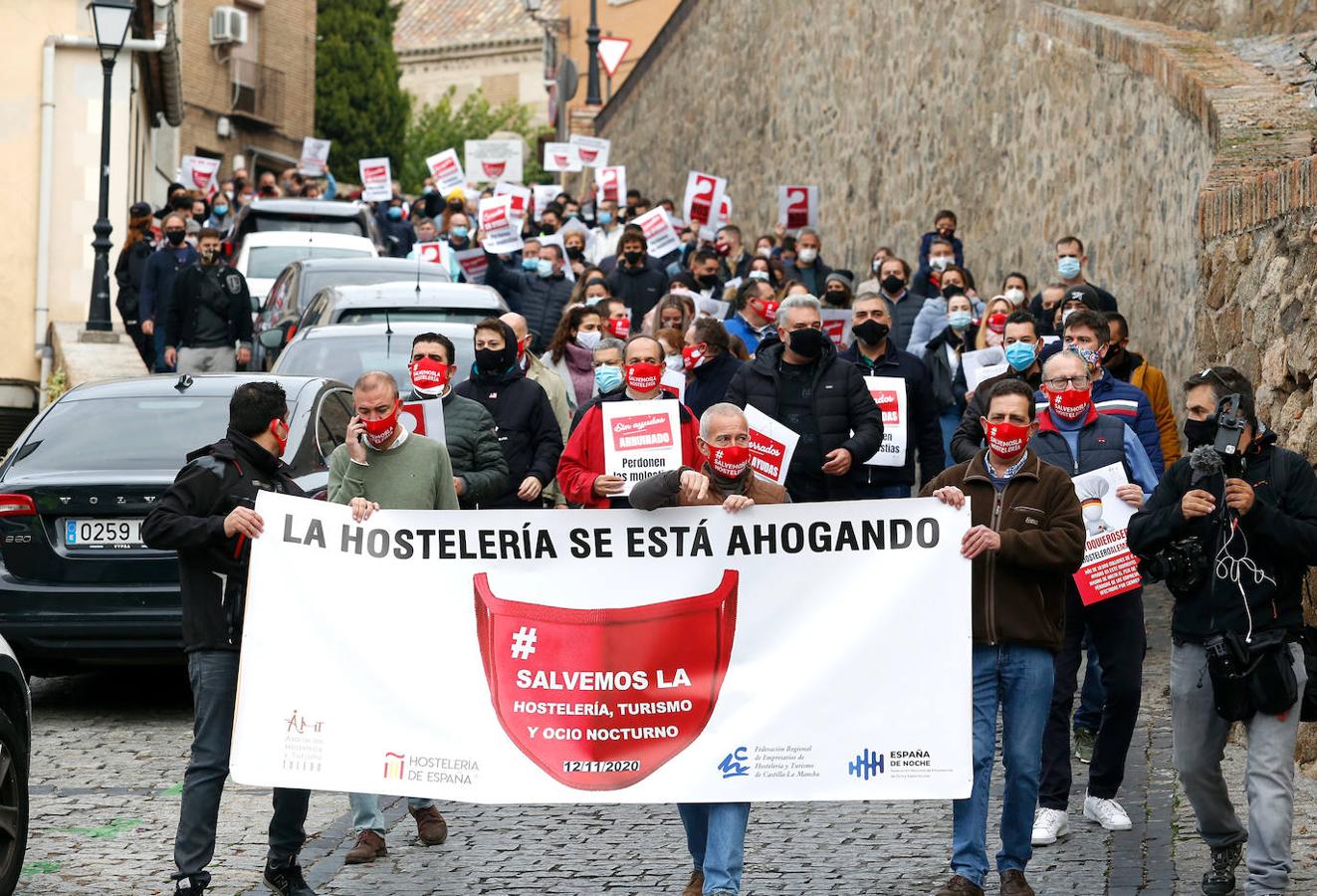 Los hosteleros se manifiestan en Toledo