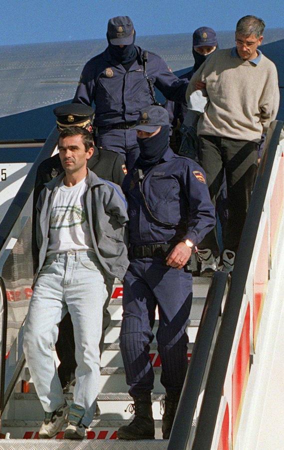 Mikel Arrieta (4 muertos). Trasladado a Soria. Entre otros asesinatos, participó en el atentado en un restaurante chileno en Sestao-Portugalete, con dos inspectores de Policía y un civil muertos.