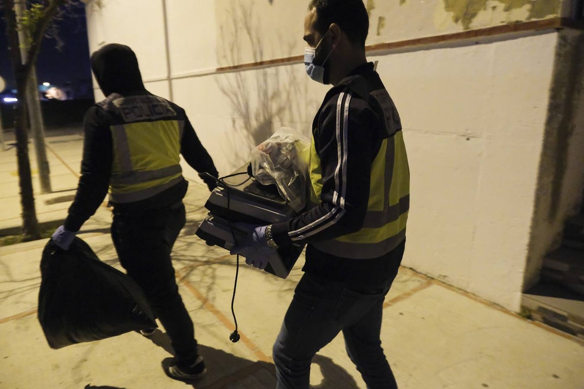 Operación de la Policía Nacional contra una red dedicada al tráfico de cocaína en Cádiz