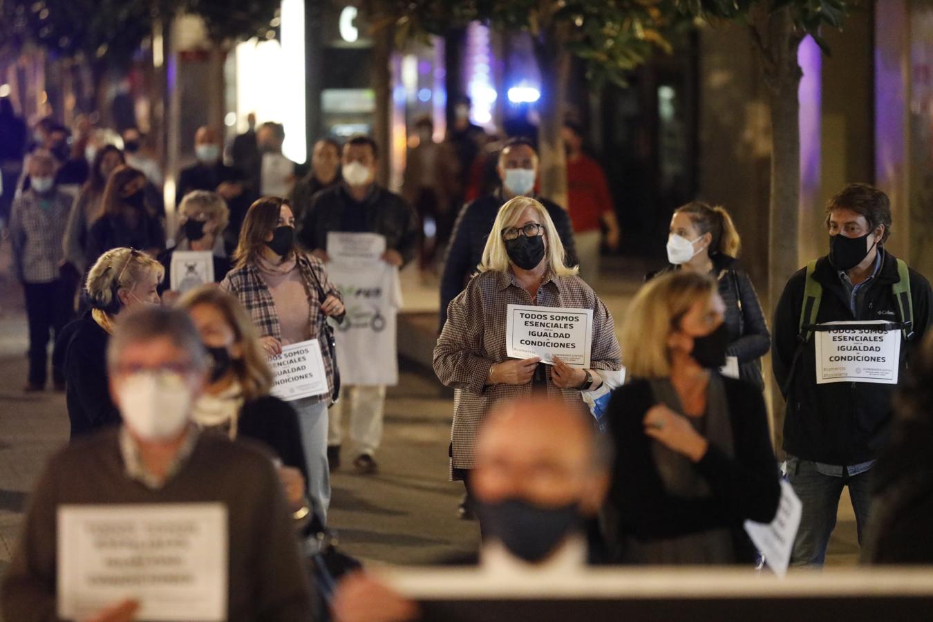 La protesta de los comerciantes del Centro de Córdoba, en imágenes