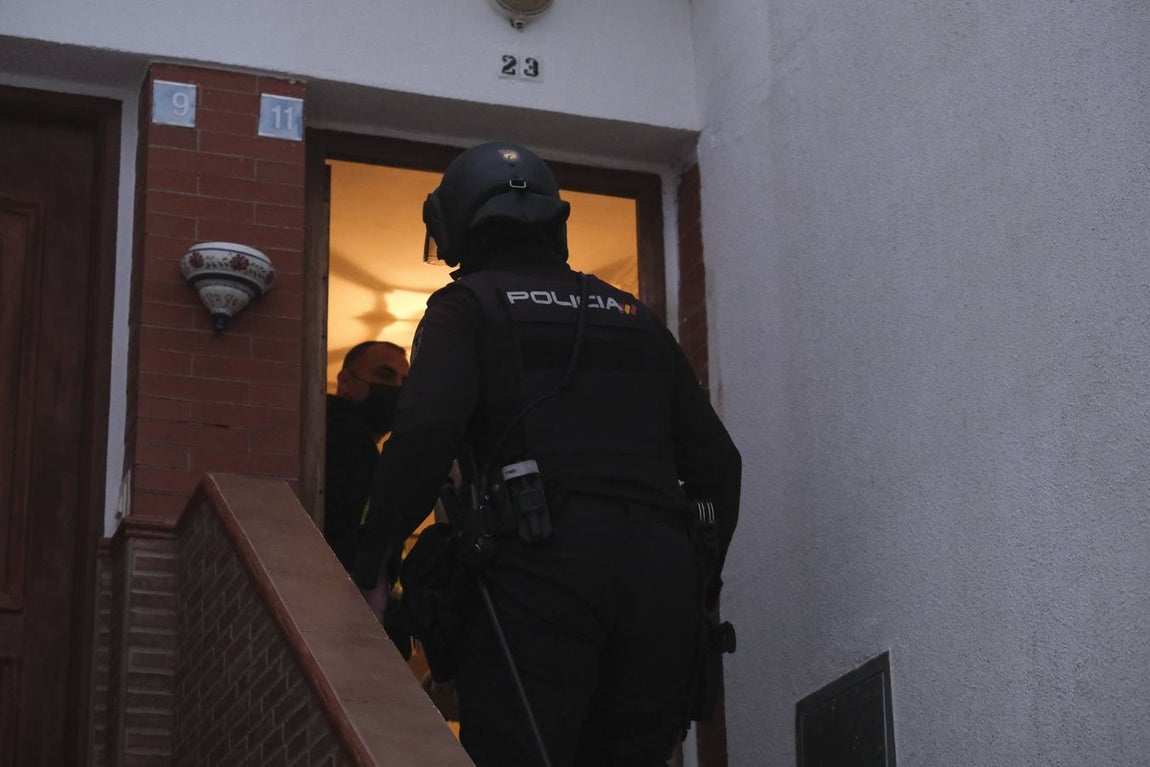 Operación de la Policía Nacional contra una red dedicada al tráfico de cocaína en Cádiz