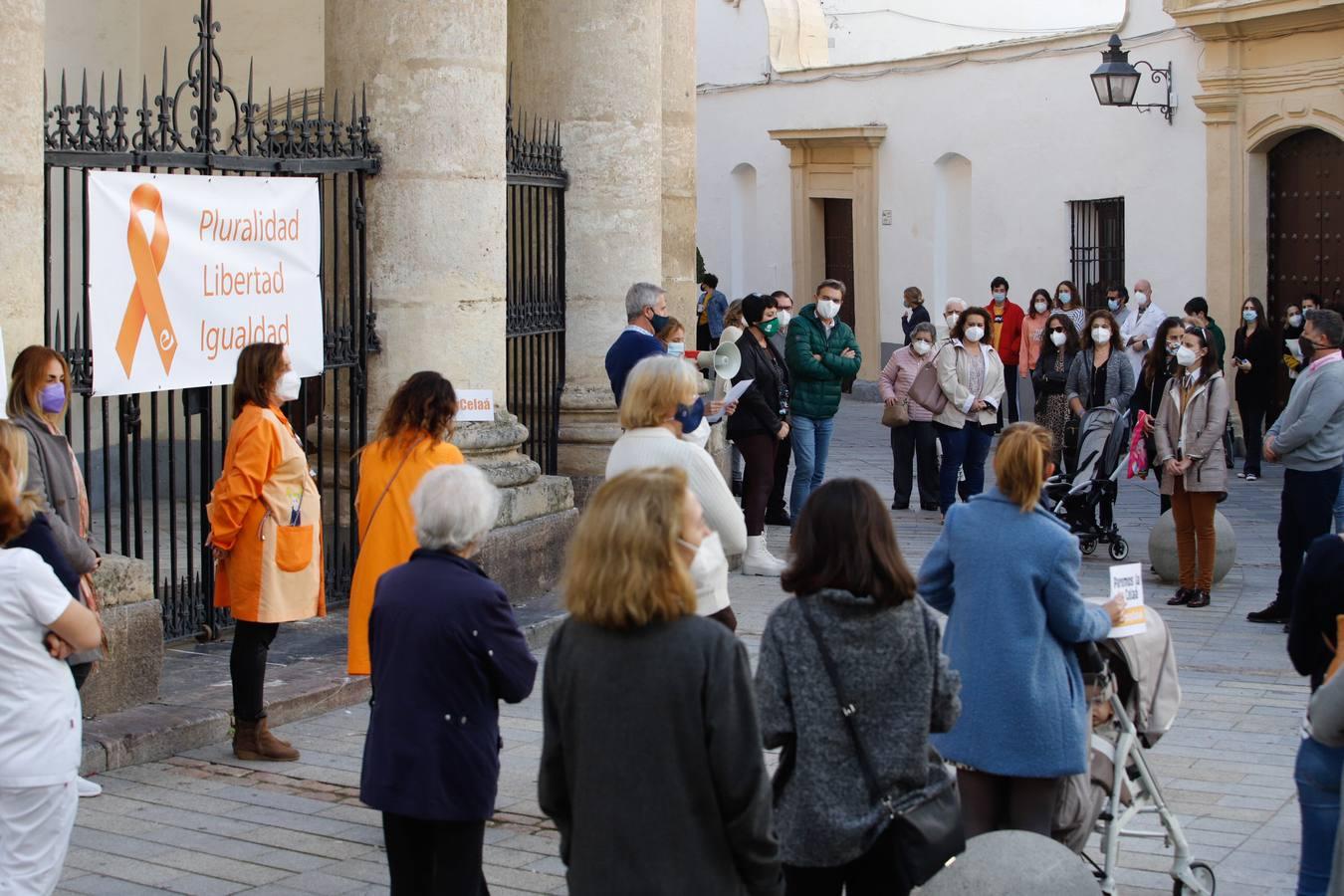 Las protestas contra la Ley Celaá en Córdoba, en imágenes