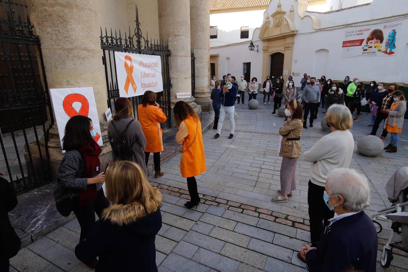 Las protestas contra la Ley Celaá en Córdoba, en imágenes