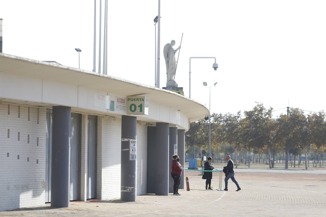 El primer partido del Córdoba CF a puerta cerrada, en imágenes