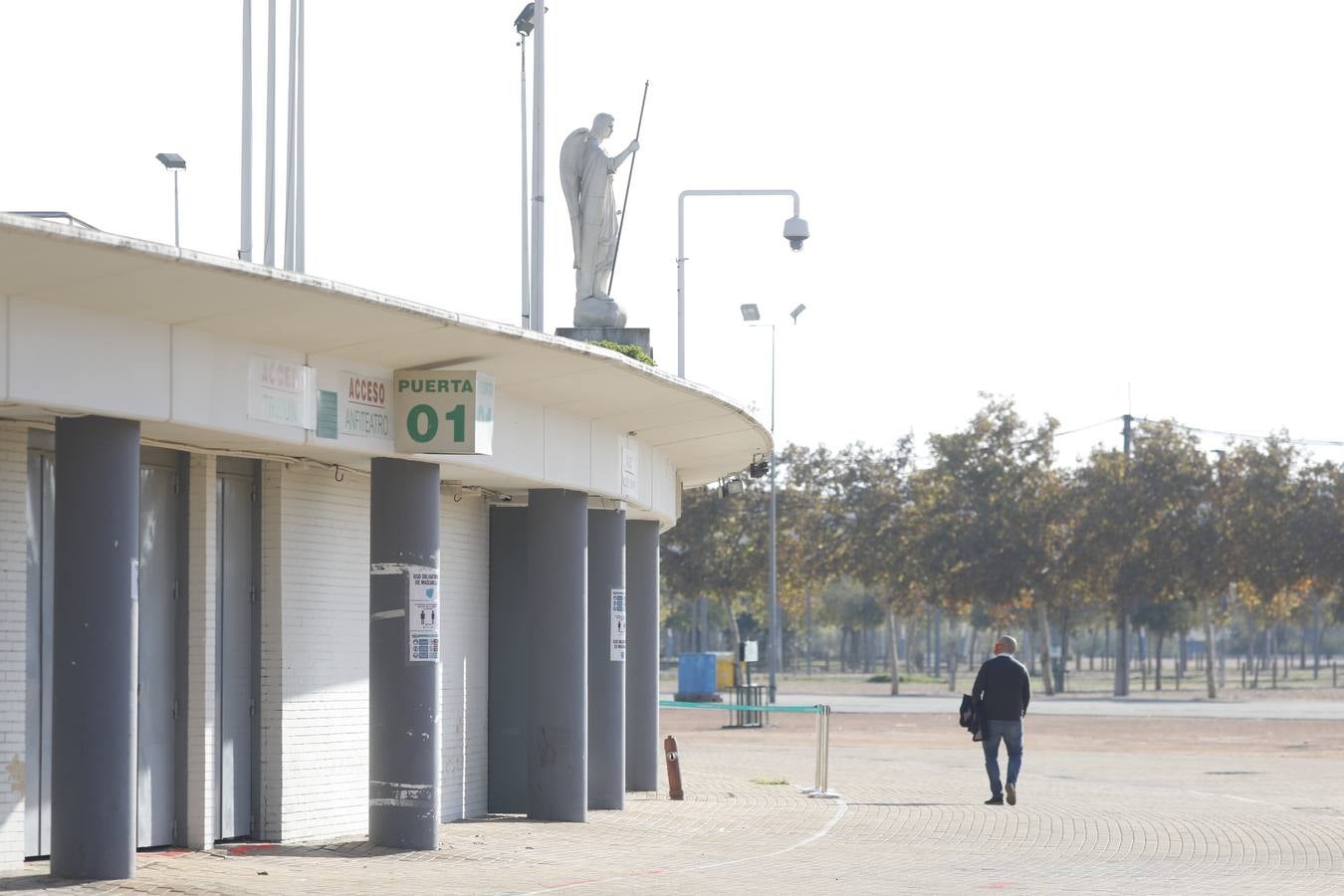 El primer partido del Córdoba CF a puerta cerrada, en imágenes