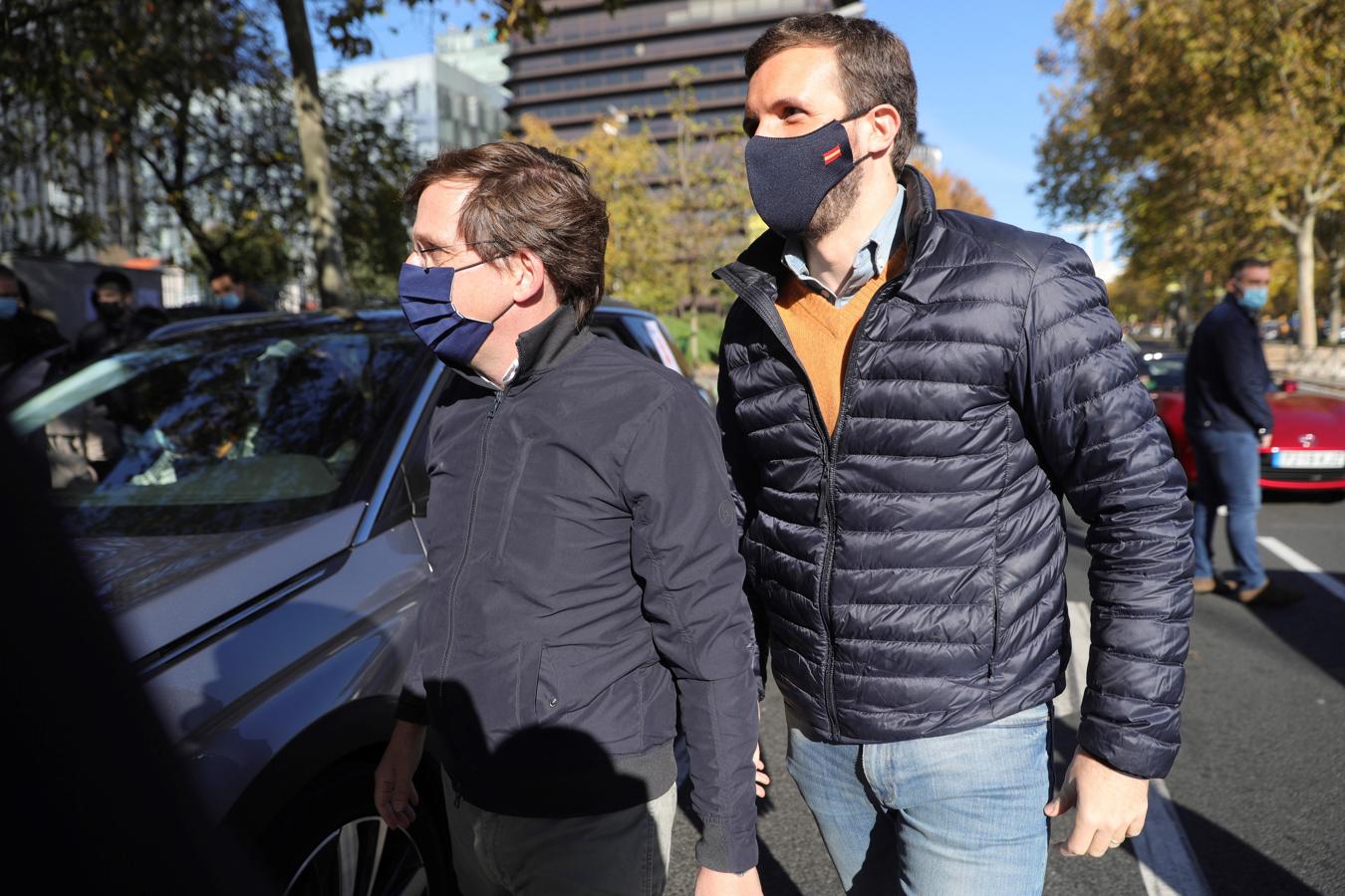 Pablo Casado y José Luis Martínez Almeida