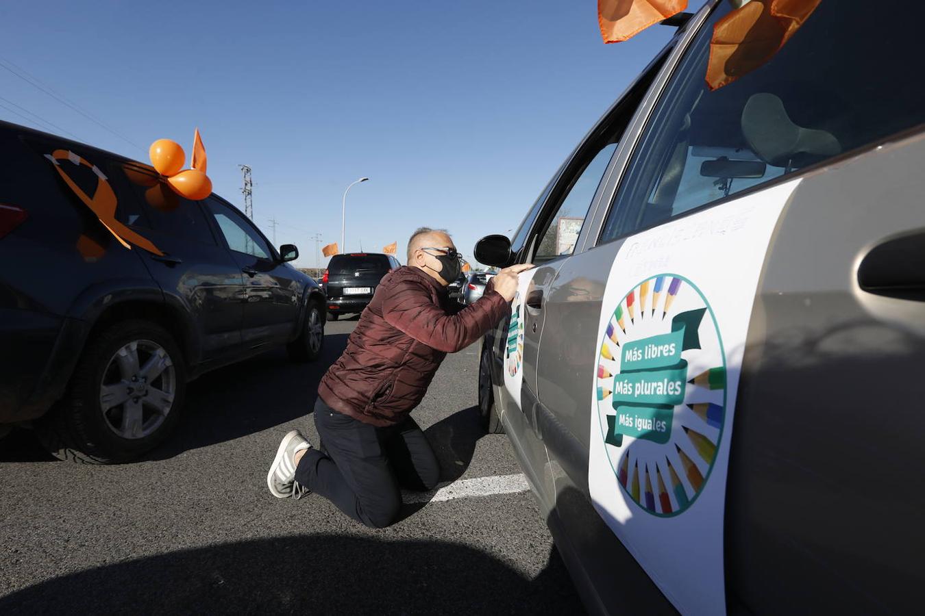 La protesta de la concertada contra la «Ley Celaá» en Córdoba, en imágenes